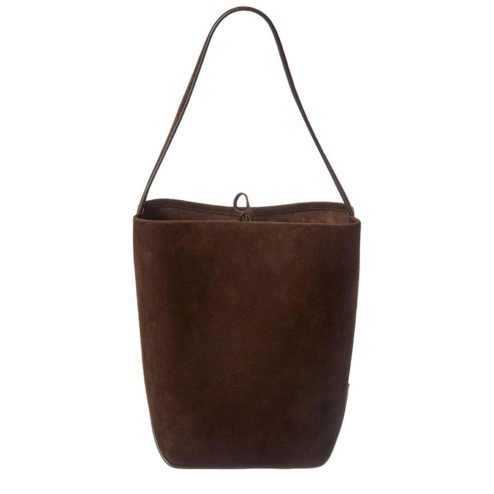 The Row Suede Tote, Brown